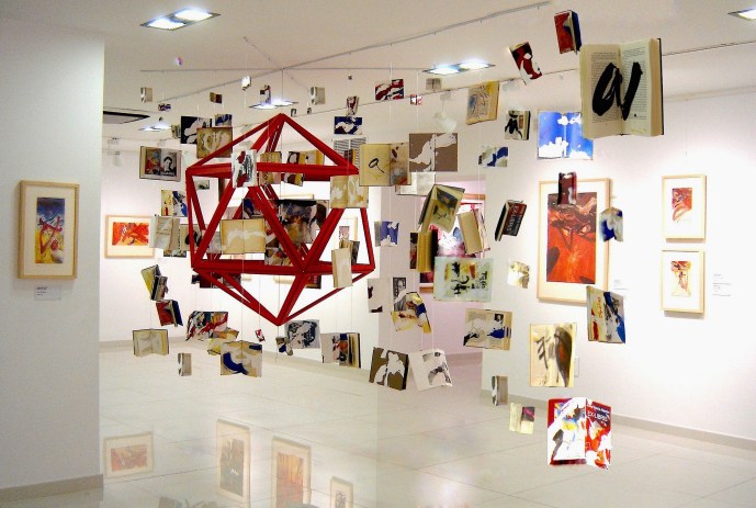 %22UNIVERSIA%22 instalació, Centre d'Art Contemporàni- CAC Mijas. S. ArteItaliaCultura